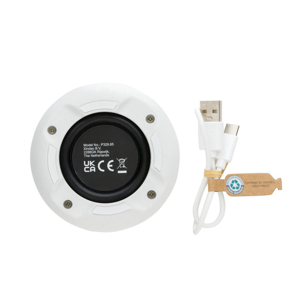 Carica l'immagine nel visualizzatore di Gallery, casse speaker bluetooth da personalizzare in abs riciclato, tpu riciclato colore bianco_bianco 121704702 DET09
