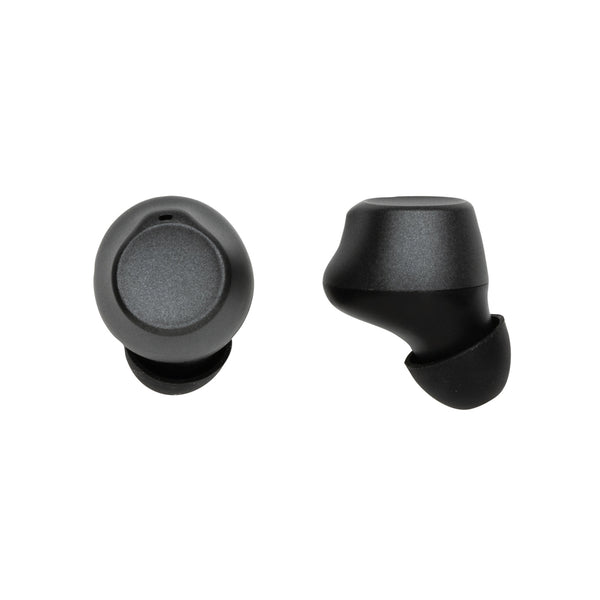 Carica l'immagine nel visualizzatore di Gallery, auricolari wireless da personalizzare in alluminio riciclato, abs riciclato colore grigio_grigio 121704706 DET09
