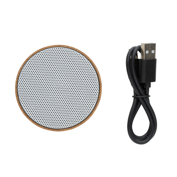 Carica l'immagine nel visualizzatore di Gallery, casse speaker bluetooth stampate con logo in sughero, abs colore marrone_marrone 121704712 DET08

