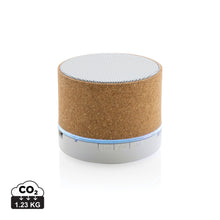 Carica l'immagine nel visualizzatore di Gallery, casse speaker bluetooth stampate con logo in sughero, abs colore marrone_marrone 121704712 DET01
