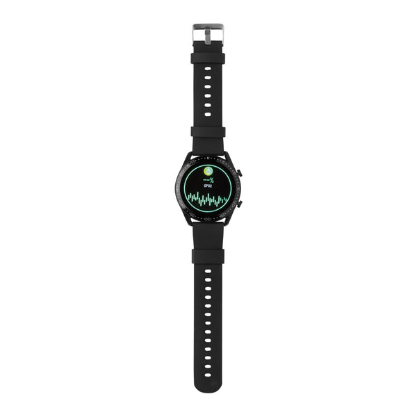 Carica l'immagine nel visualizzatore di Gallery, bracciali activity tracker personalizzati in tpe riciclato, abs colore nero_nero 121704800 DET09
