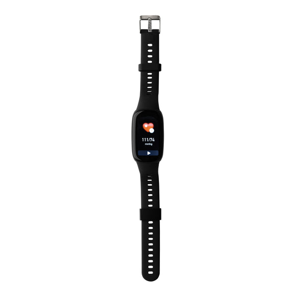 Carica l'immagine nel visualizzatore di Gallery, bracciali activity tracker personalizzati in tpe riciclato, abs colore nero_nero 121704804 DET09
