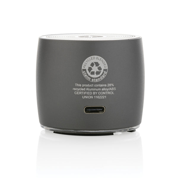 Carica l'immagine nel visualizzatore di Gallery, casse speaker bluetooth personalizzate in lega di alluminio riciclato colore grigio_grigio 121704817 DET09
