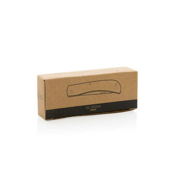 Carica l'immagine nel visualizzatore di Gallery, coltellini multifunzione pubblicitari in fsc® legno, acciaio inossidabile colore marrone_marrone 121713117 DET09
