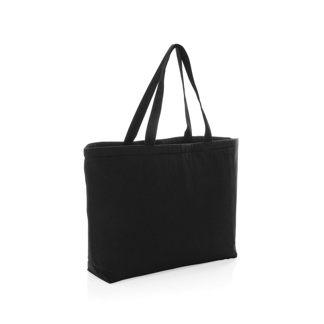 sacche frigo e borse termiche personalizzate in canapa riciclato, peva colore nero_nero 121713965 VAR01