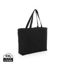 Carica l&#39;immagine nel visualizzatore di Gallery, sacche frigo e borse termiche personalizzate in canapa riciclato, peva colore nero_nero 121713965 DET01
