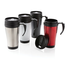 Carica l&#39;immagine nel visualizzatore di Gallery, tazze termiche e bicchieri con tappo personalizzate in pp, acciaio inossidabile colore nero_nero 121714930 DET09
