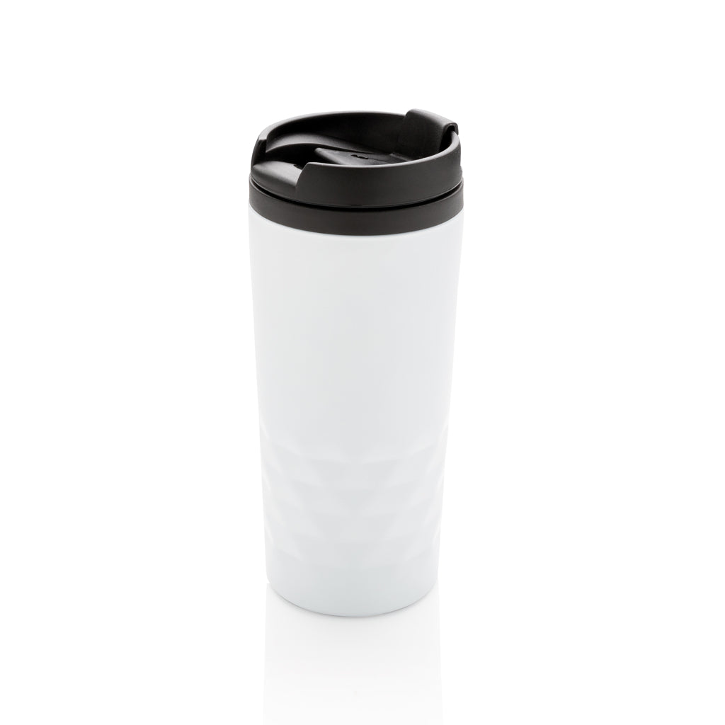 tazze termiche e bicchieri con tappo da personalizzare in acciaio inossidabile, pp colore bianco_bianco 121714953 VAR02