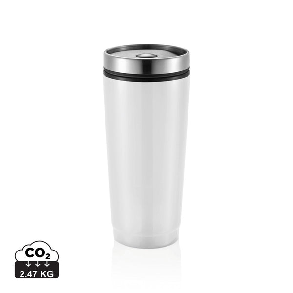 Carica l&#39;immagine nel visualizzatore di Gallery, tazze termiche e bicchieri con tappo da personalizzare in pp, acciaio inossidabile colore bianco_bianco 121714959 DET06

