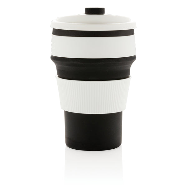 Carica l&#39;immagine nel visualizzatore di Gallery, tazze termiche e bicchieri con tappo personalizzate in silicone, pp colore nero_nero 121714977 DET09
