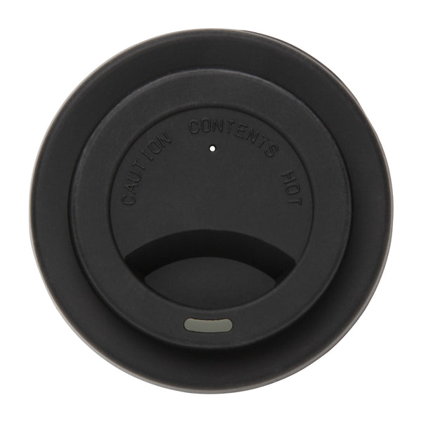 Carica l&#39;immagine nel visualizzatore di Gallery, tazze termiche e bicchieri con tappo personalizzate in pp, silicone colore nero_nero 121714984 DET08

