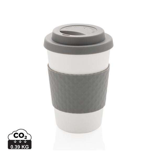 Carica l&#39;immagine nel visualizzatore di Gallery, tazze termiche e bicchieri con tappo personalizzate in pp, silicone colore grigio_grigio 121714984 DET08

