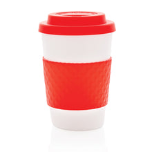 Carica l&#39;immagine nel visualizzatore di Gallery, tazze termiche e bicchieri con tappo promozionali in pp, silicone colore rosso-ciliegia_rosso 121714984 DET03
