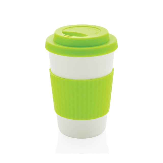 tazze termiche e bicchieri con tappo personalizzate in pp, silicone colore verde_verde 121714984 VAR05