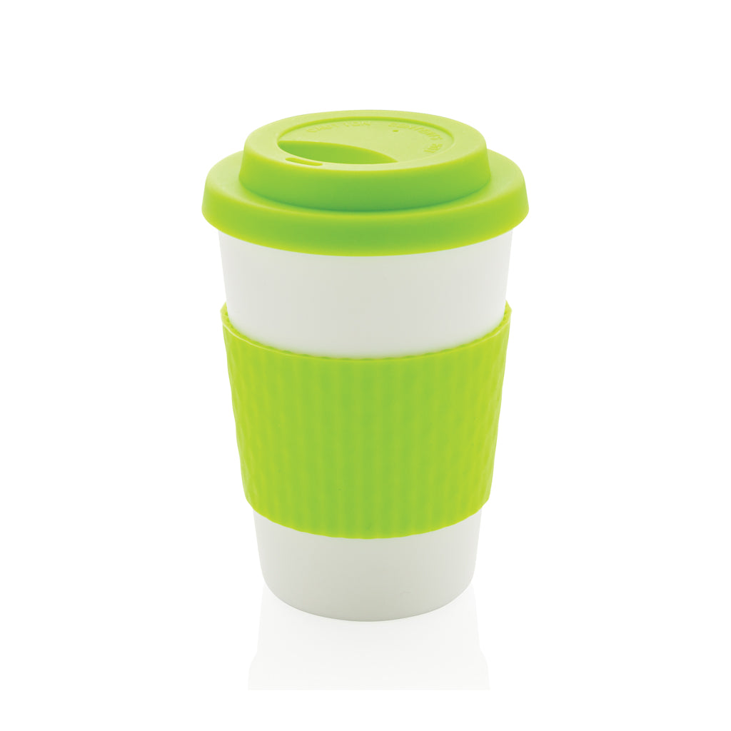 tazze termiche e bicchieri con tappo personalizzate in pp, silicone colore verde_verde 121714984 VAR05