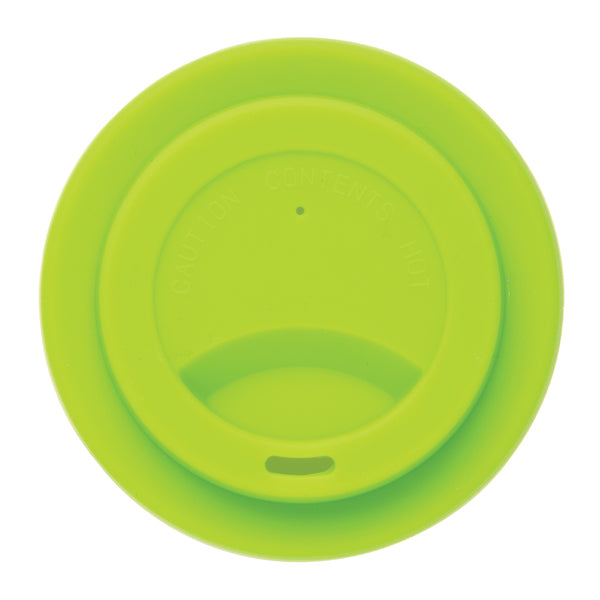 Carica l&#39;immagine nel visualizzatore di Gallery, tazze termiche e bicchieri con tappo personalizzate in pp, silicone colore verde_verde 121714984 DET09
