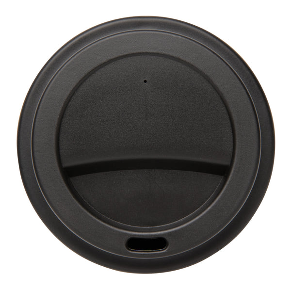 Carica l&#39;immagine nel visualizzatore di Gallery, tazze termiche e bicchieri con tappo personalizzate in pp, silicone colore nero_nero 121714985 DET08
