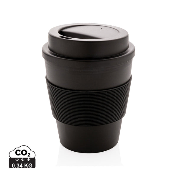 Carica l&#39;immagine nel visualizzatore di Gallery, tazze termiche e bicchieri con tappo personalizzate in pp, silicone colore nero_nero 121714985 DET08
