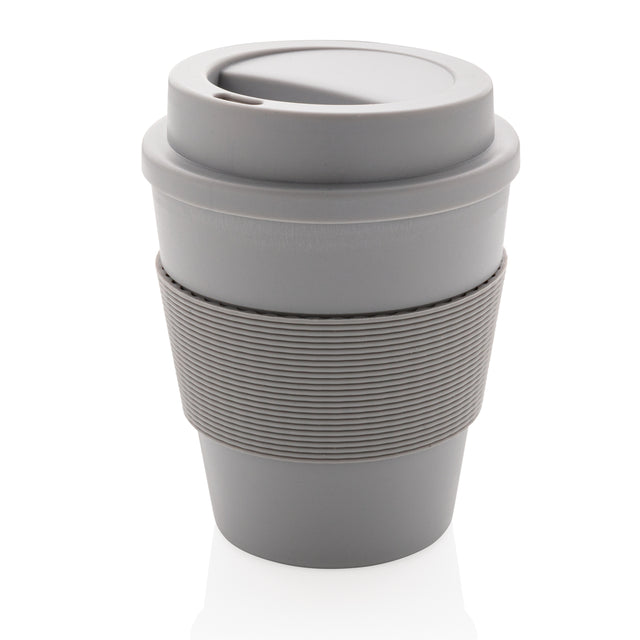 tazze termiche e bicchieri con tappo personalizzate in pp, silicone colore grigio_grigio 121714985 VAR02