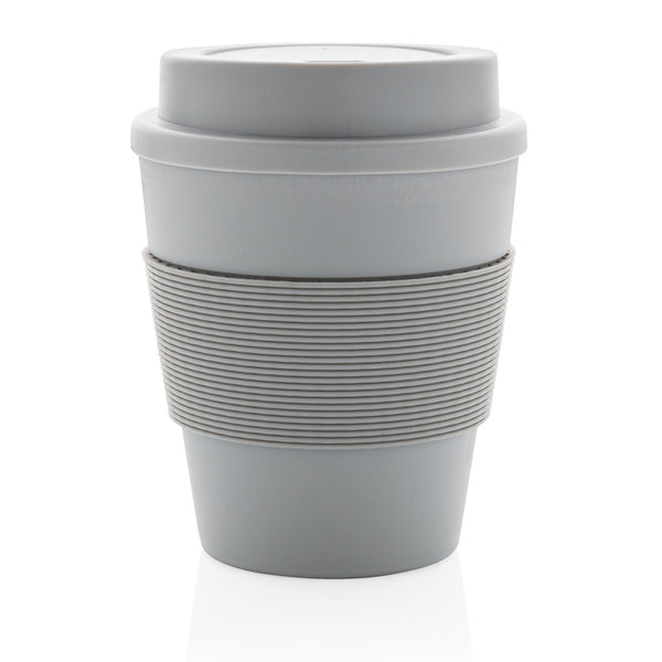 Carica l&#39;immagine nel visualizzatore di Gallery, tazze termiche e bicchieri con tappo personalizzate in pp, silicone colore grigio_grigio 121714985 DET08
