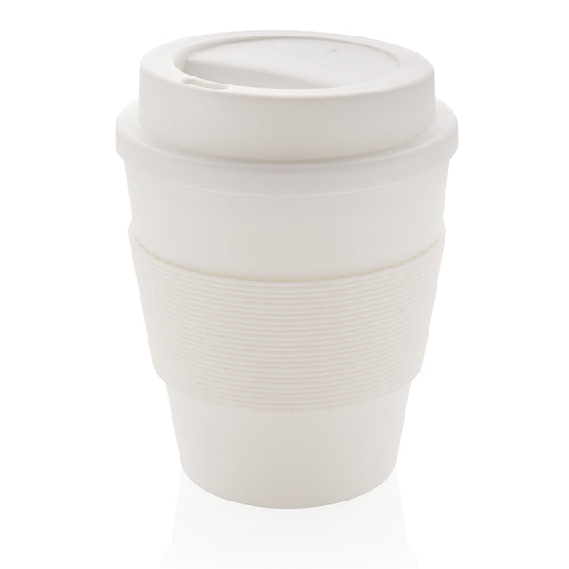 tazze termiche e bicchieri con tappo da personalizzare in pp, silicone colore bianco_bianco 121714985 VAR03