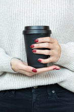 Carica l&#39;immagine nel visualizzatore di Gallery, tazze termiche e bicchieri con tappo personalizzate in pp colore nero_nero 121714986 DET09
