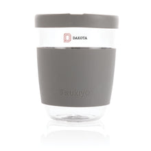 Carica l&#39;immagine nel visualizzatore di Gallery, tazze termiche e bicchieri con tappo personalizzate in vetro, silicone colore grigio_grigio 121714987 DET06

