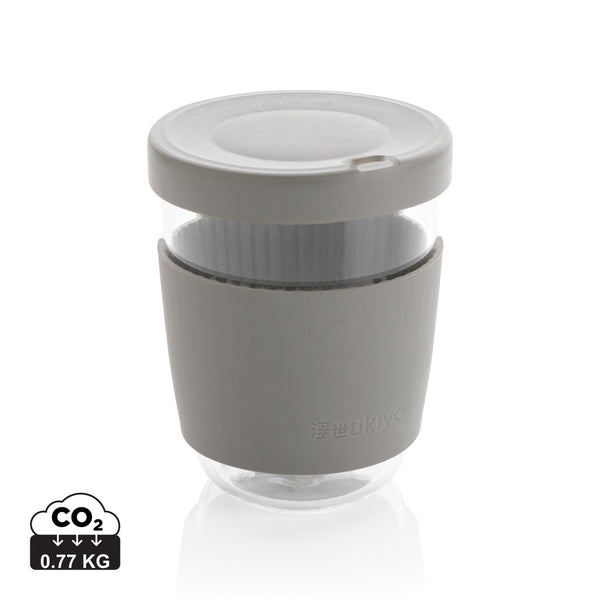 Carica l&#39;immagine nel visualizzatore di Gallery, tazze termiche e bicchieri con tappo personalizzate in vetro, silicone colore grigio_grigio 121714987 DET09
