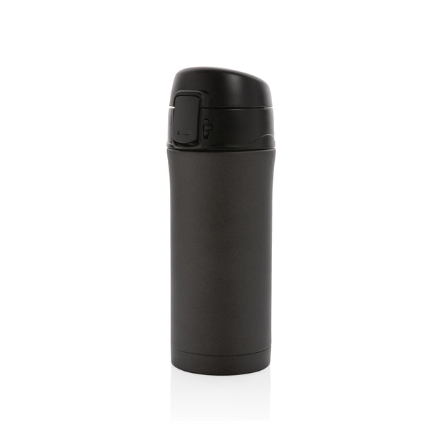 tazze termiche e bicchieri con tappo personalizzate in acciaio inossidabile, pp colore nero_nero 121714993 VAR01