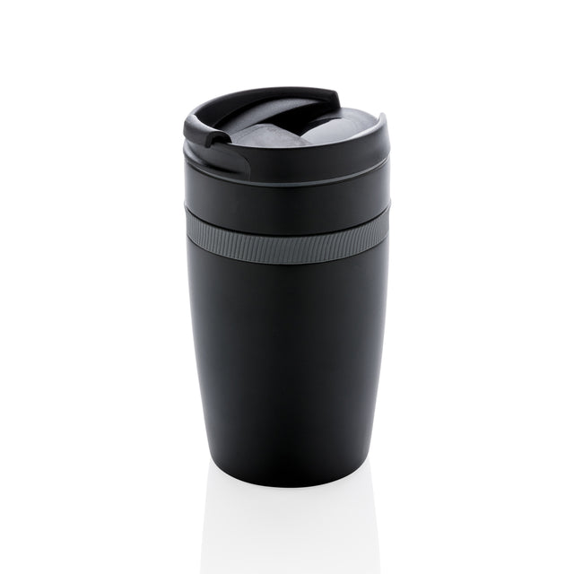 tazze termiche e bicchieri con tappo personalizzate in acciaio inossidabile, pp colore nero_nero 121714997 VAR01