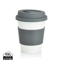 Carica l&#39;immagine nel visualizzatore di Gallery, tazze termiche e bicchieri con tappo personalizzate in pla, silicone colore grigio_grigio 121715005 DET01
