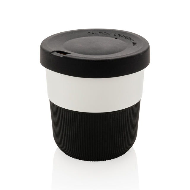 tazze termiche e bicchieri con tappo personalizzate in pla, silicone colore nero_nero 121715006 VAR01