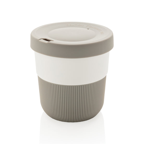 tazze termiche e bicchieri con tappo personalizzate in pla, silicone colore grigio_grigio 121715006 VAR02