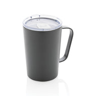 tazze termiche e bicchieri con tappo personalizzate in acciaio inossidabile riciclato, acciaio inossidabile riciclato colore carbon-fossile_grigio 121715022 VAR02