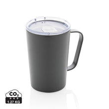 Carica l&#39;immagine nel visualizzatore di Gallery, tazze termiche e bicchieri con tappo personalizzate in acciaio inossidabile riciclato, acciaio inossidabile riciclato colore carbon-fossile_grigio 121715022 DET01

