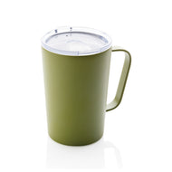 tazze termiche e bicchieri con tappo personalizzate in acciaio inossidabile riciclato, acciaio inossidabile riciclato colore verde_verde 121715022 VAR05
