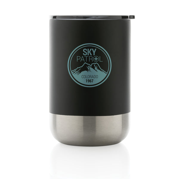 Carica l&#39;immagine nel visualizzatore di Gallery, tazze termiche e bicchieri con tappo personalizzate in acciaio inossidabile riciclato, acciaio inossidabile riciclato colore nero_nero 121715023 DET09
