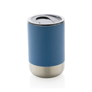 tazze termiche e bicchieri con tappo personalizzate in acciaio inossidabile riciclato, acciaio inossidabile riciclato colore blu_blu 121715023 VAR04
