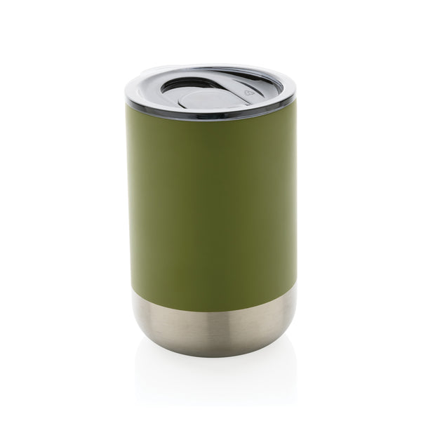 tazze termiche e bicchieri con tappo personalizzate in acciaio inossidabile riciclato, acciaio inossidabile riciclato colore verde_verde 121715023 VAR05