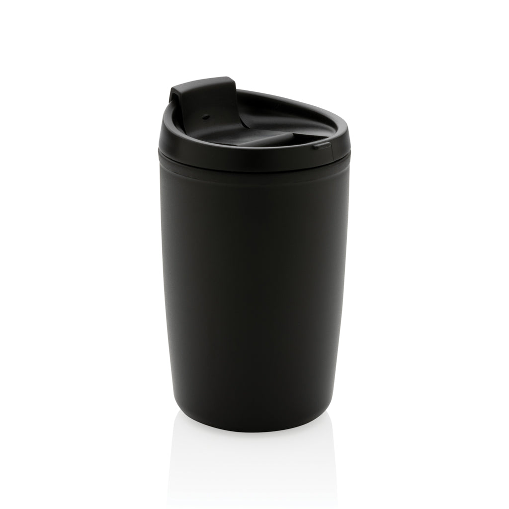 tazze termiche e bicchieri con tappo personalizzate in polipropilene riciclato colore nero_nero 121715025 VAR01