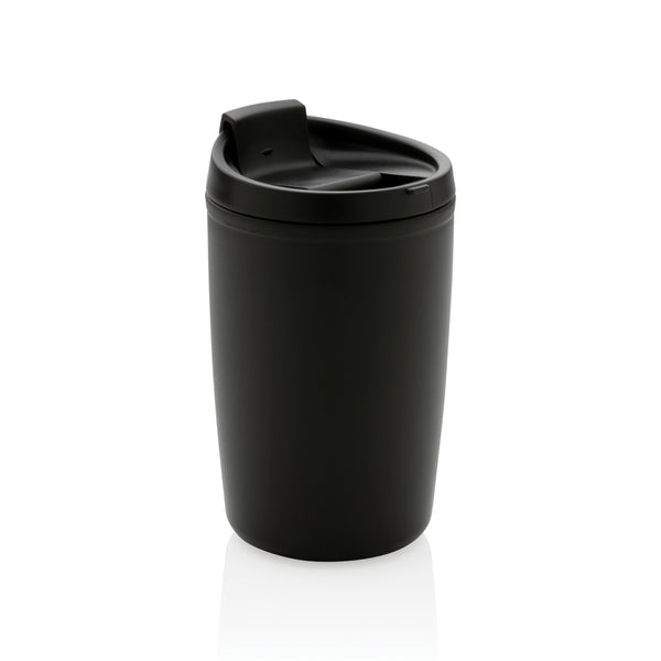tazze termiche e bicchieri con tappo personalizzate in polipropilene riciclato colore nero_nero 121715025 VAR01