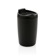 tazze termiche e bicchieri con tappo personalizzate in polipropilene riciclato colore nero_nero 121715025 VAR01