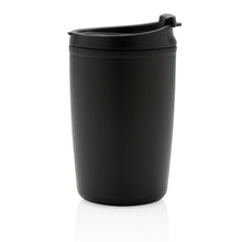 Carica l&#39;immagine nel visualizzatore di Gallery, tazze termiche e bicchieri con tappo personalizzate in polipropilene riciclato colore nero_nero 121715025 DET04
