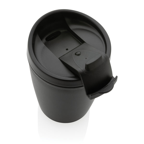 Carica l&#39;immagine nel visualizzatore di Gallery, tazze termiche e bicchieri con tappo personalizzate in polipropilene riciclato colore nero_nero 121715025 DET09
