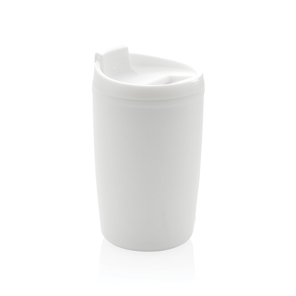 tazze termiche e bicchieri con tappo da personalizzare in polipropilene riciclato colore bianco_bianco 121715025 VAR03