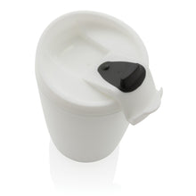 Carica l&#39;immagine nel visualizzatore di Gallery, tazze termiche e bicchieri con tappo da personalizzare in polipropilene riciclato colore bianco_bianco 121715025 DET06
