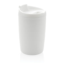 Carica l&#39;immagine nel visualizzatore di Gallery, tazze termiche e bicchieri con tappo da personalizzare in polipropilene riciclato colore bianco_bianco 121715025 DET07
