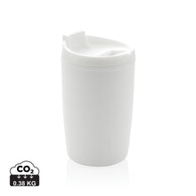 Carica l&#39;immagine nel visualizzatore di Gallery, tazze termiche e bicchieri con tappo da personalizzare in polipropilene riciclato colore bianco_bianco 121715025 DET01
