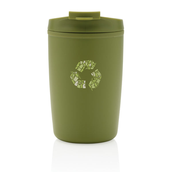 Carica l&#39;immagine nel visualizzatore di Gallery, tazze termiche e bicchieri con tappo personalizzate in polipropilene riciclato colore verde_verde 121715025 DET09
