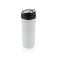 tazze termiche e bicchieri con tappo da personalizzare in acciaio inossidabile riciclato, acciaio inossidabile riciclato colore bianco_bianco 121715030 VAR02